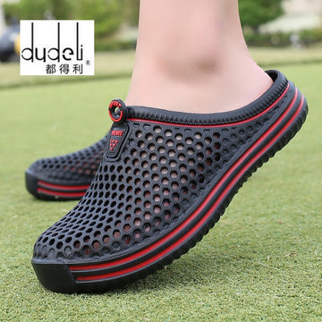 2019 Garden Clog Shoes Men Women Quick Drying Summer Beach Slipper Flat Benassies Outdoor Sandals Male Female Gardening shoes