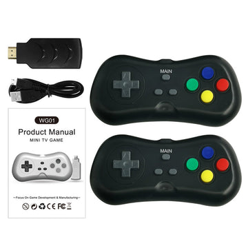 All Wireless Retro Game System with Two wireless Game Controller