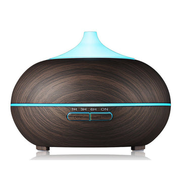 Mistyrious Essential Oil Humidifier Natural Oak Design With Easy Remote