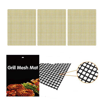 Grill Mesh Mat For Tailgating And Outdoor BBQ  3/PAK