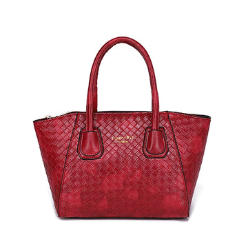 Women's Zipper Bag Set Bag Sets Straw / PU(Polyurethane) Solid Color 6 Pieces Purse Set Black / Red / Brown / Fall & Winter