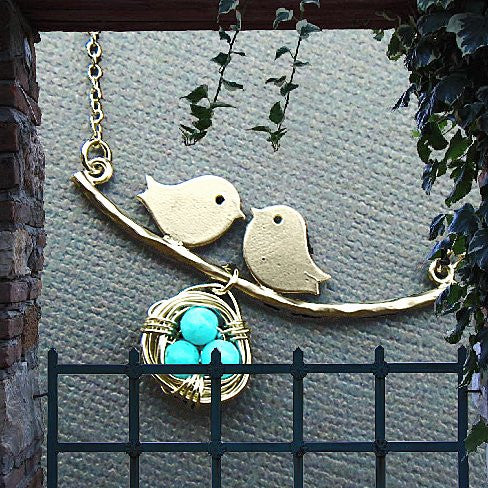 Love Birds Necklace - VistaShops - 3