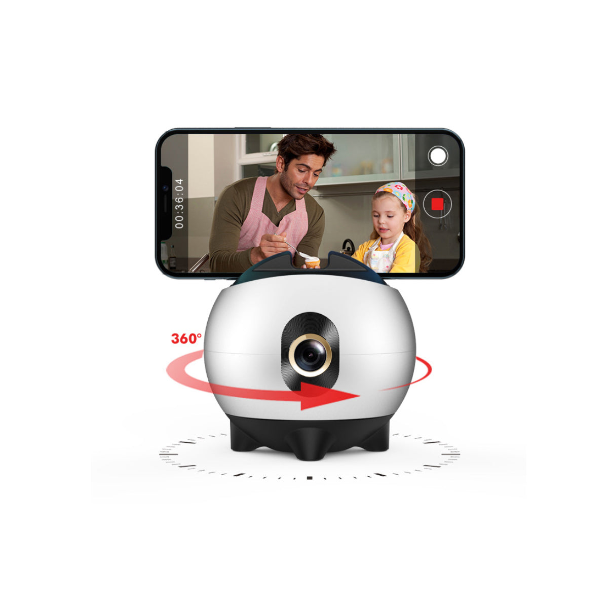Face Recognition 360 AI Based Photo And Video Shooting Gimble Stand For Your Smartphone Vista Shops