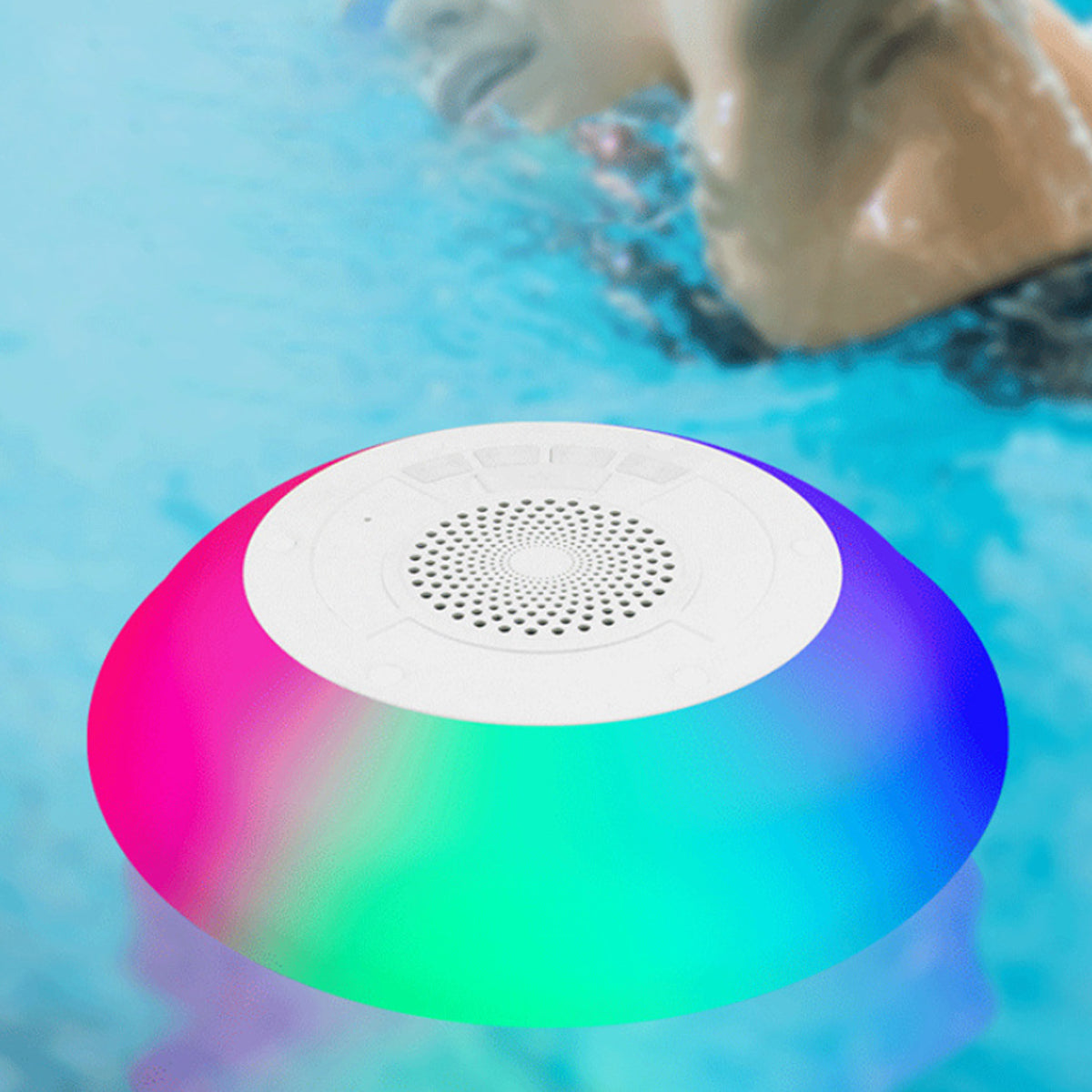 Floatilla Bluetooth LED Enabled Waterproof Speaker For Pools And Outdoors