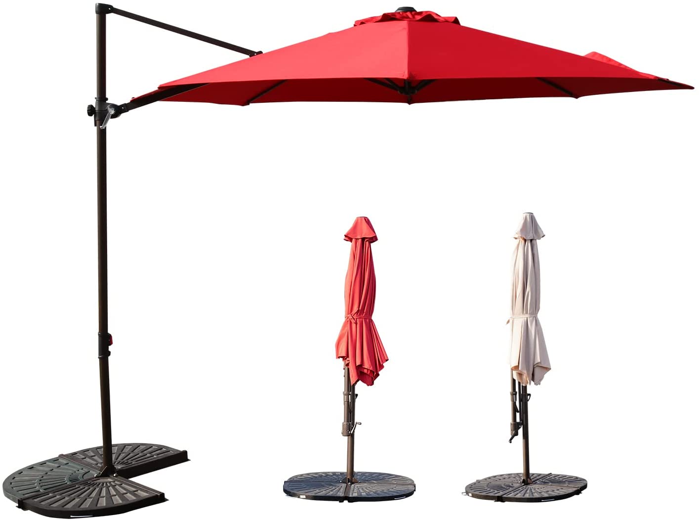 Sun Blocker 10FT Outdoor Aluminum Patio Umbrella