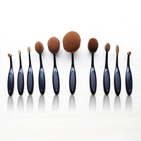 BEAUTY EXPERTS Set of 10 Beauty Brushes - VistaShops - 5