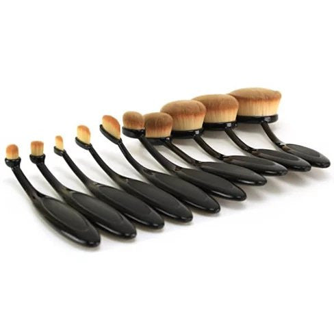 BEAUTY EXPERTS Set of 10 Beauty Brushes - VistaShops - 6