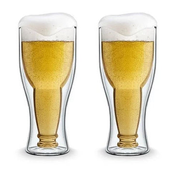 Bottoms Up Cheers N Beers Bottle In Cup - VistaShops - 1