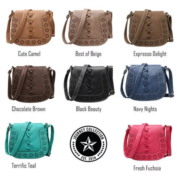 Daisy Dots Follow The Sun Handbags In 8 Colors - VistaShops - 2