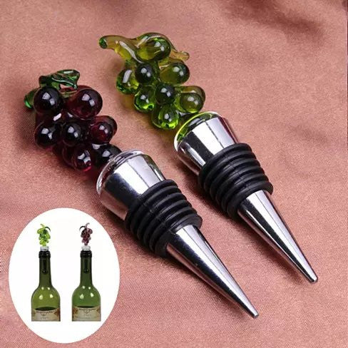 Hearty Wines Pair Of Wine Stoppers For Wine Lovers - VistaShops - 2