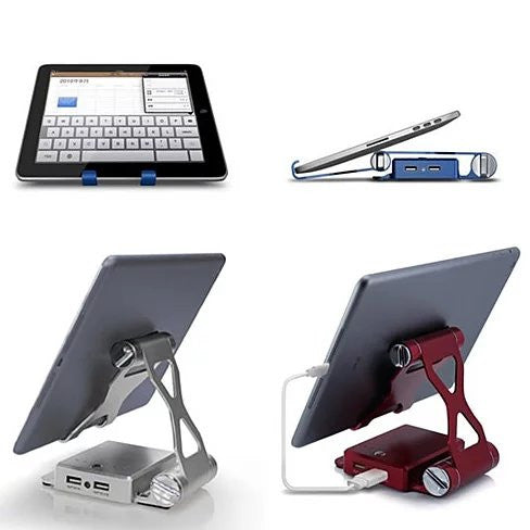 Podium Style Stand with Extended Battery - Up to 200% for iPad ,iPhone or any smart gadgets - VistaShops - 5