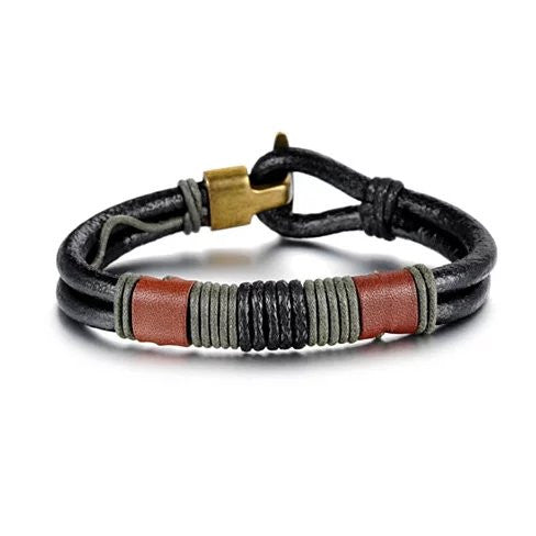 RODEO Olive Genuine Leather Bracelet - VistaShops - 1