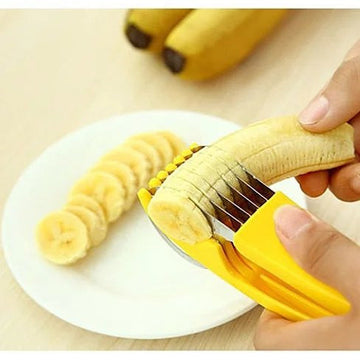 Go Bananas Over The Bite Size Banana Slicer - VistaShops - 1