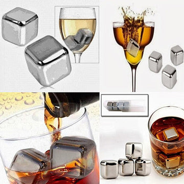 Steel Chillers - The Stainless Steel Food Grade Ice Cubes for Cocktails - VistaShops - 2